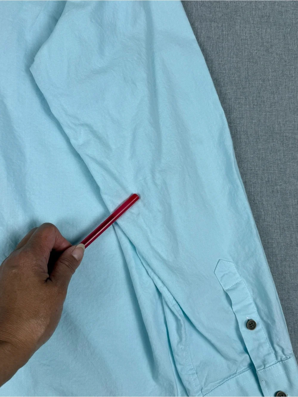 COOFANDY Cotton Henley Shirt Men’s XXL Light Blue Casual Coastal